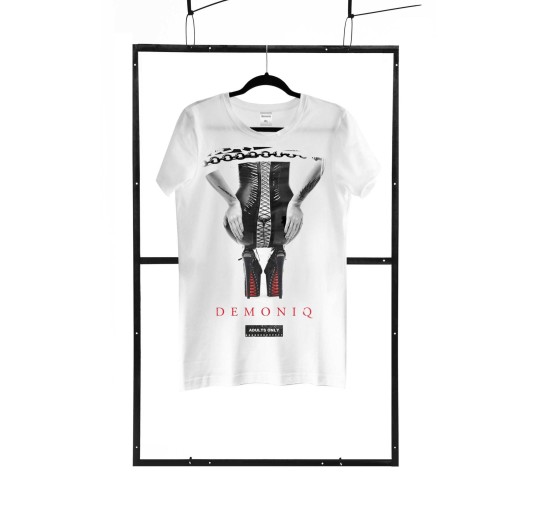 T-shirt men white S regular